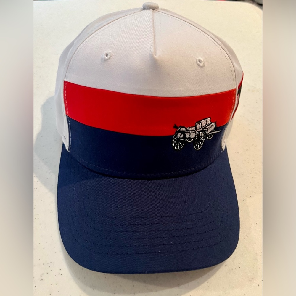 Legendary Headwear Red/White/Blue Snapback Golf Hat-Olde Homestead Golf Club